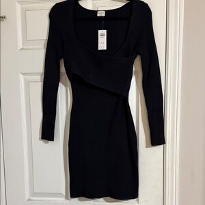 Abercrombie & Fitch Black Long Sleeve Dress